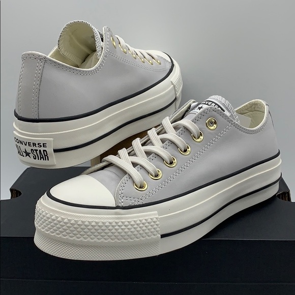 CONVERSE CTAS LIFT OX PLATFORM mouse/vintage white - Picture 15 of 16